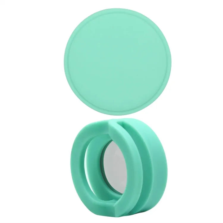 Siliconen hoesje voor Apple AirTag voor huisdierhalsband - 34.1x34.1x18.2mm (lichtgroen)