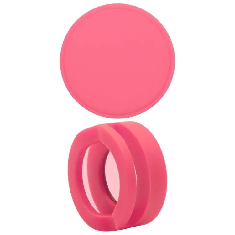 Siliconen hoesje voor Apple AirTag voor huisdierhalsband - 34.1x34.1x18.2mm (roze)