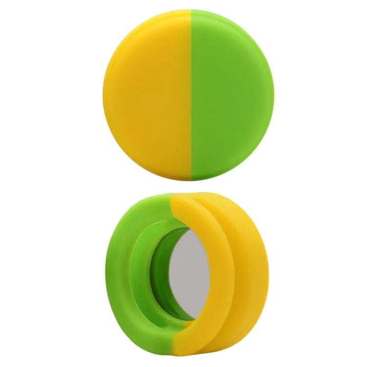Siliconen hoesje voor Apple AirTag voor huisdierhalsband - 34x34x17.3mm (geel groen)