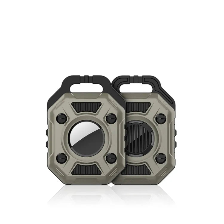 King Kong TPU + PC beschermhoesje voor Apple AirTag (grijs)