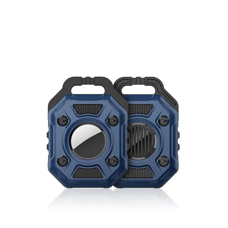 King Kong TPU + PC beschermhoesje voor Apple AirTag (donkerblauw)