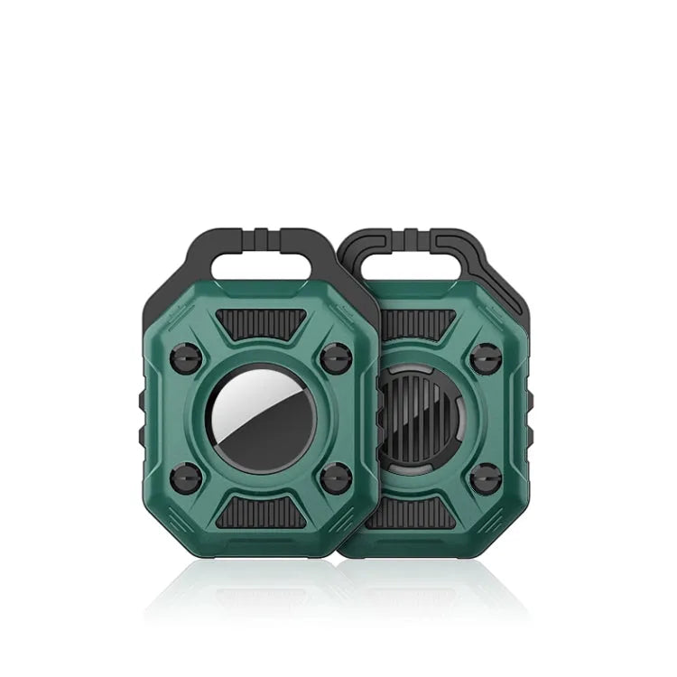 Coque de protection TPU + PC série King Kong pour AirTag (vert foncé)