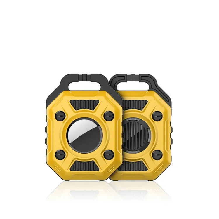 King Kong-serie TPU + PC beschermhoesje voor Apple AirTag (geel)