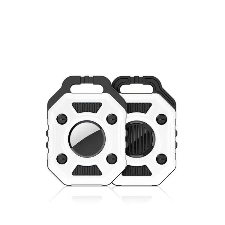 King Kong-serie TPU + PC beschermhoesje voor Apple AirTag (wit)