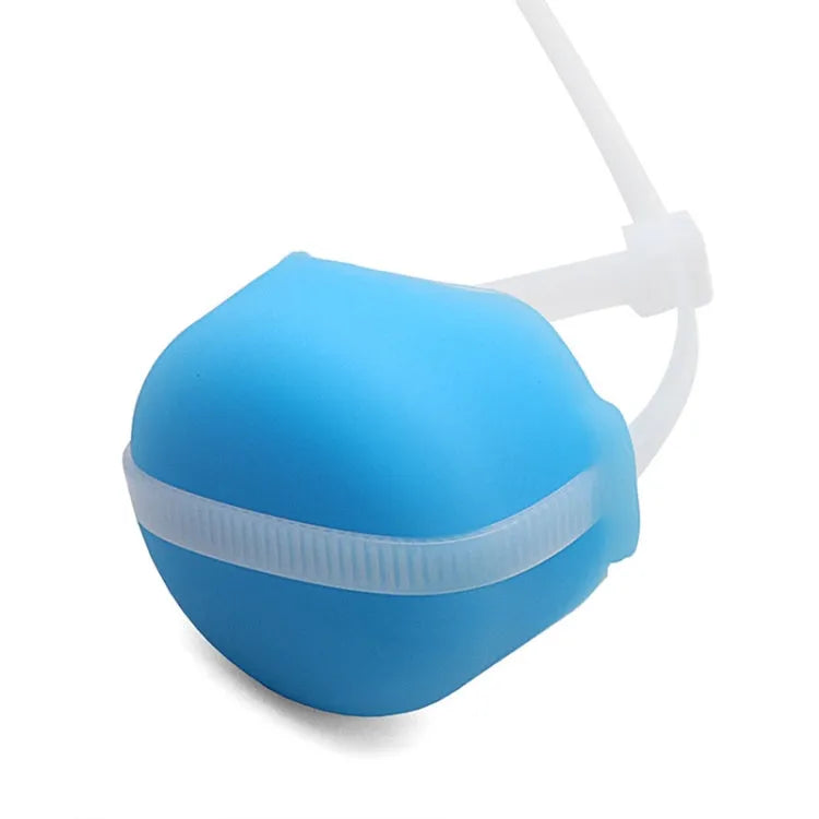 Housse de protection antichoc intégrale en silicone pour scooter de vélo pour AirTag (bleu fluorescent)