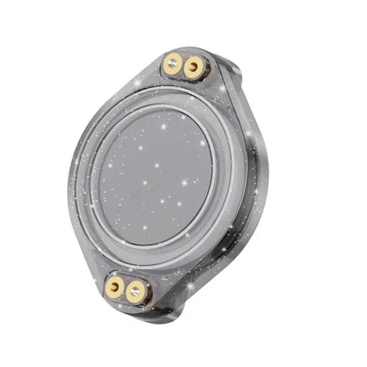 Pour Airtag IPX68 étanche protection coque collier pour animal de compagnie positionneur traqueur tout compris coque de protection (noir transparent à paillettes)