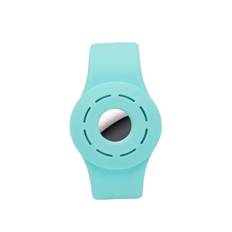 Siliconen polsband-beschermhoesje voor Apple AirTag (mintgroen)