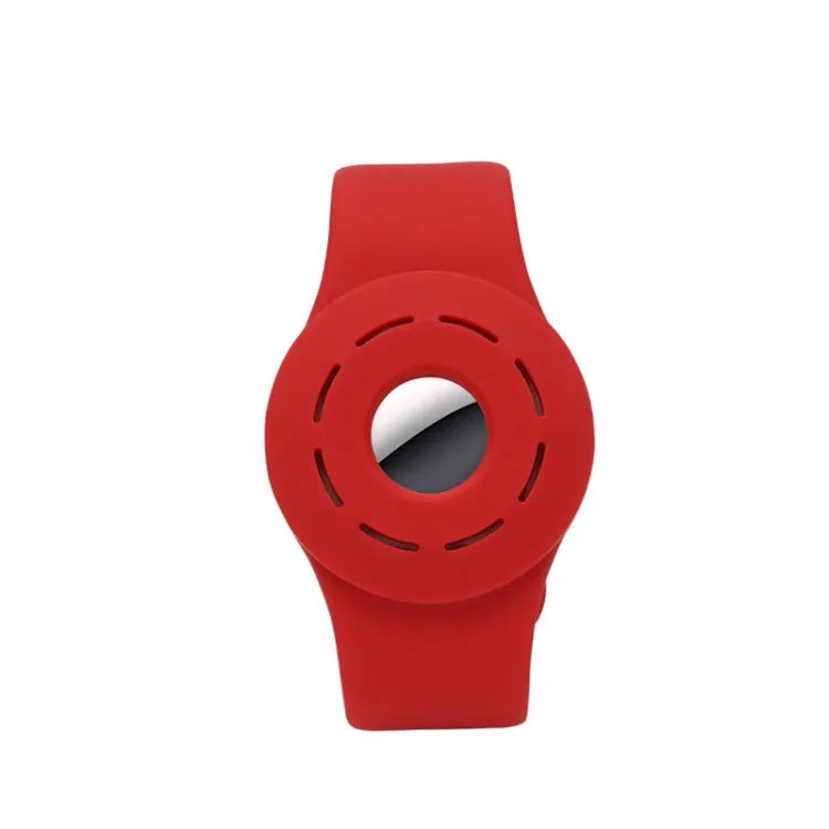 Siliconen sportbandje voor Apple AirTag (rood)