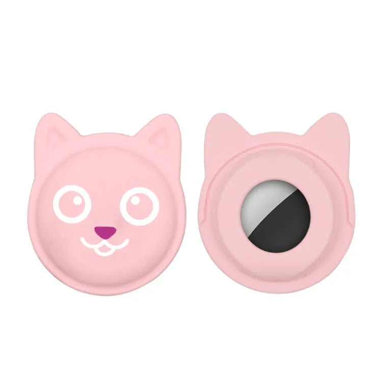Siliconen halsbandhoesje voor Apple AirTag (roze)