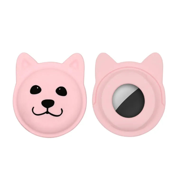 Siliconen halsbandhoesje voor Apple AirTag (roze)
