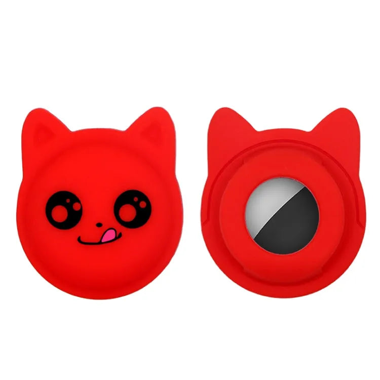 Siliconen halsbandhoesje voor Apple AirTag (rood)