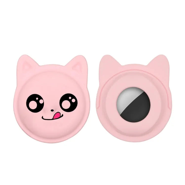 Siliconen halsbandhoesje voor Apple AirTag (roze)