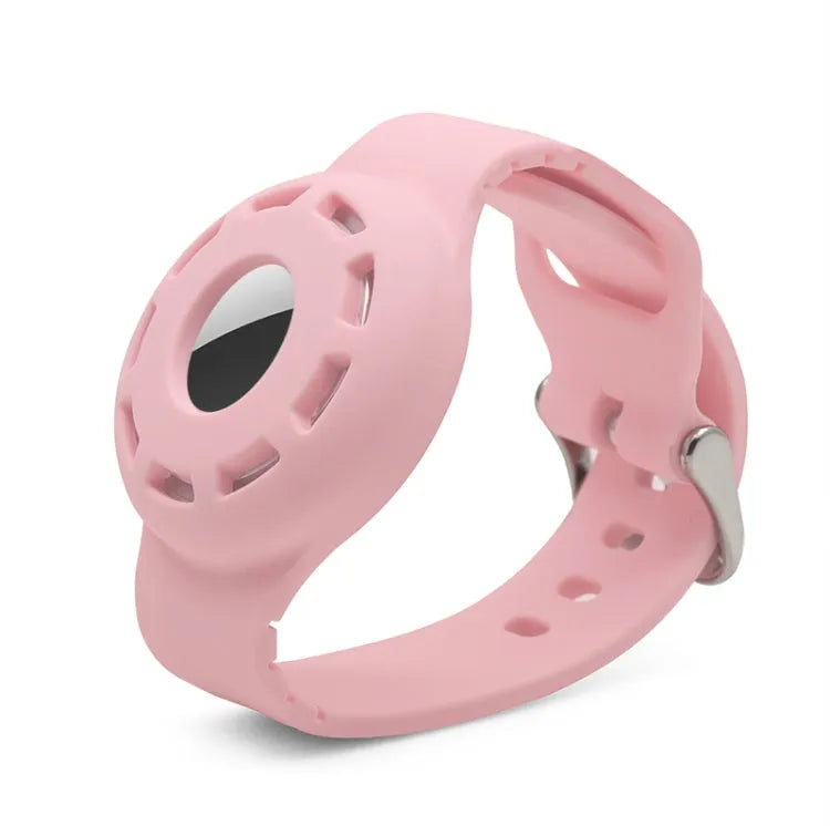 Siliconen sportbandje voor Apple AirTag (roze)