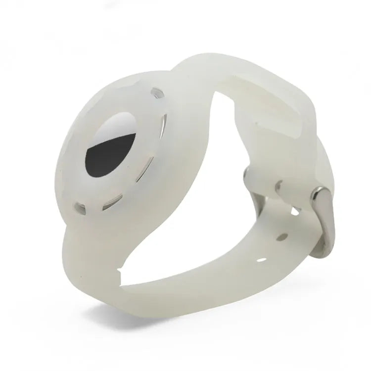 Siliconen beschermhoesje met polsband voor Apple AirTag (fluorescerend)