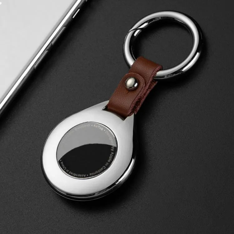 Metalen beschermhoes voor Apple AirTag (wit)