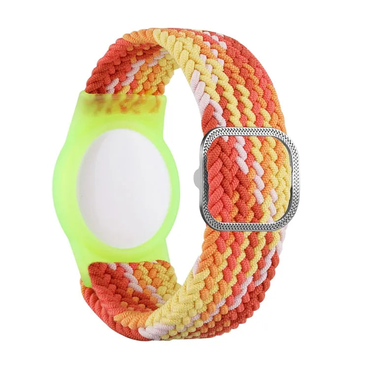 Polsband met beschermhoes voor Apple AirTag (oranje)