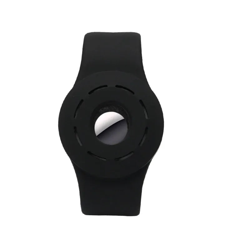 Siliconen armband met beschermhoes voor Apple AirTag (zwart)