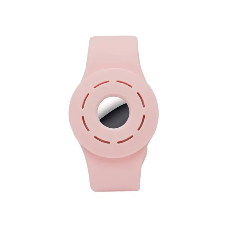 Siliconen armband met beschermhoes voor Apple AirTag (roze)