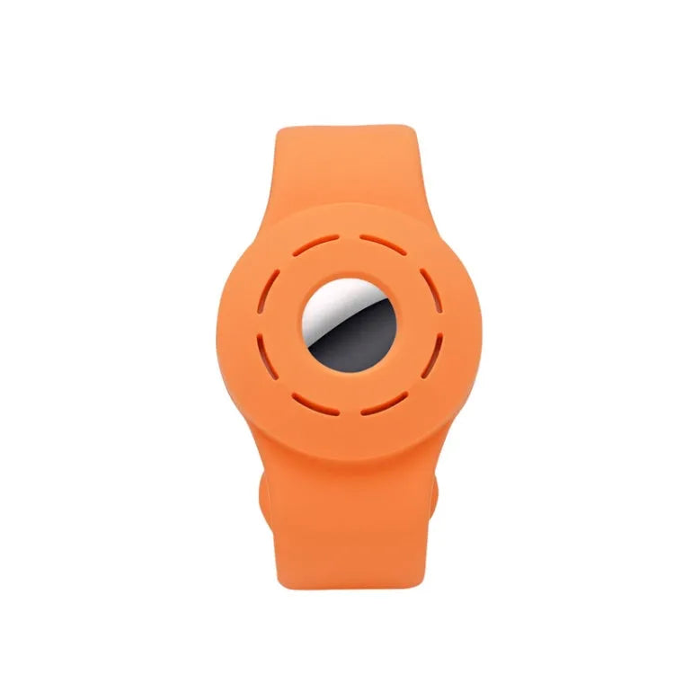 Siliconen armband met beschermhoes voor Apple AirTag (oranje)