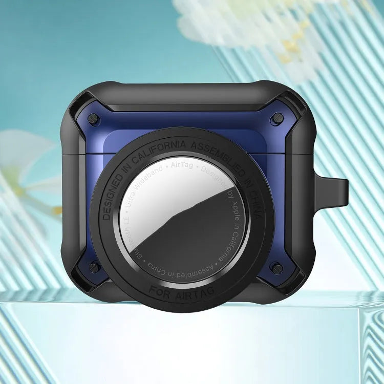 Beschermhoes met AirTag-vak voor Apple AirPods 3 (blauw)