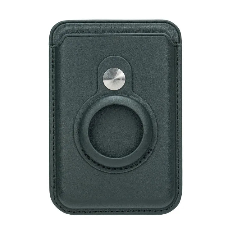 AirTag-pasjeshouder met magnetische sluiting voor Apple AirTag (groen)