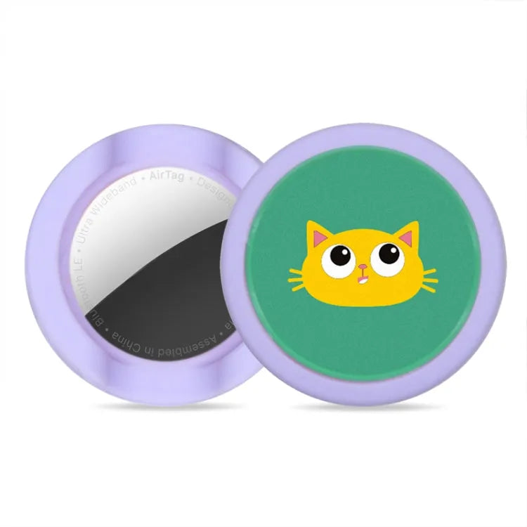 AirTag-houder voor huisdierhalsband voor Apple AirTag (paars)