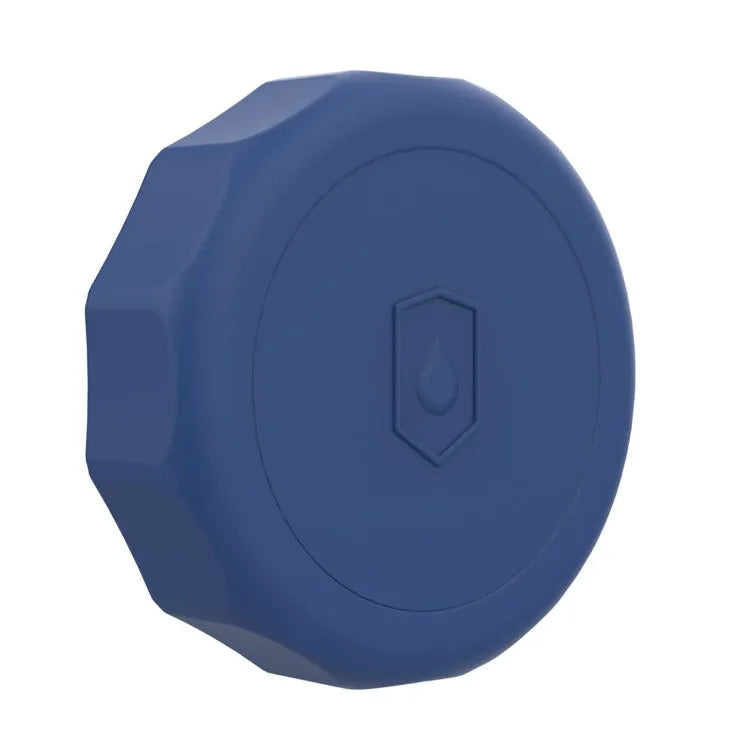 Pour Airtag Sticky Full Cover Life Étui de protection étanche en silicone (bleu profond)