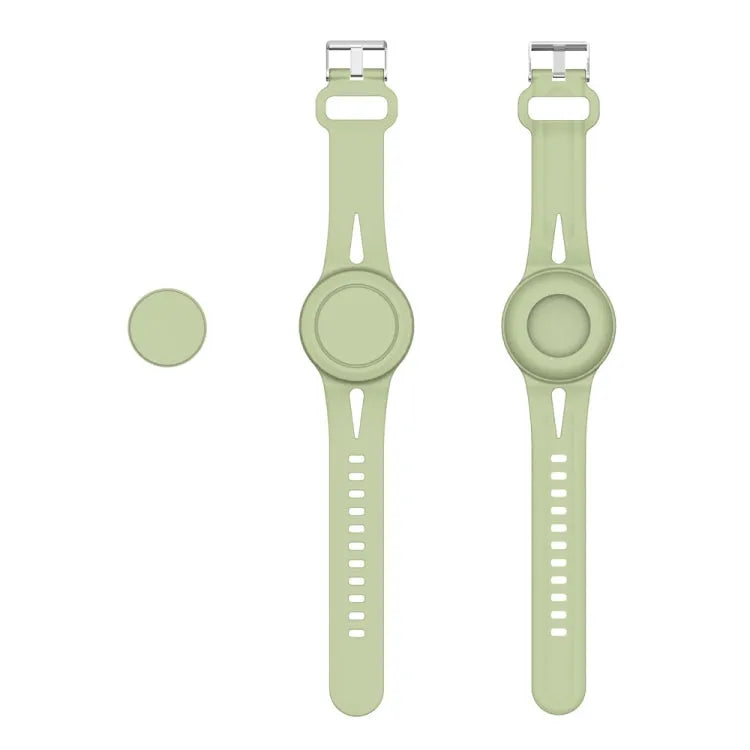 Siliconen polsbandhoes voor Apple AirTag (groen)