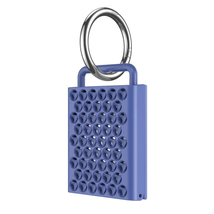 PC harde drie-proof beschermhoes voor Apple AirTag (blauw)