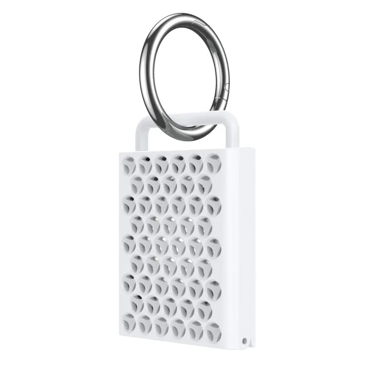 PC harde drie-proof beschermhoes voor Apple AirTag (wit)