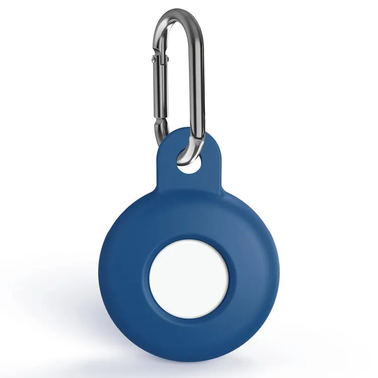 Siliconen Beschermhoesje met Karabijnhaak voor Apple AirTag (meerblauw)