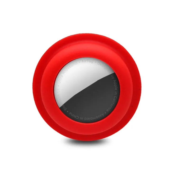 Adsorptie Siliconen Beschermhoesje voor Apple AirTag (rood)