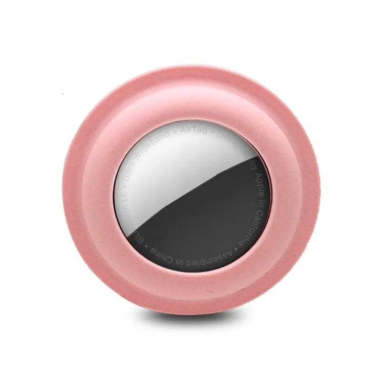 Adsorptie Siliconen Beschermhoesje voor Apple AirTag (roze)