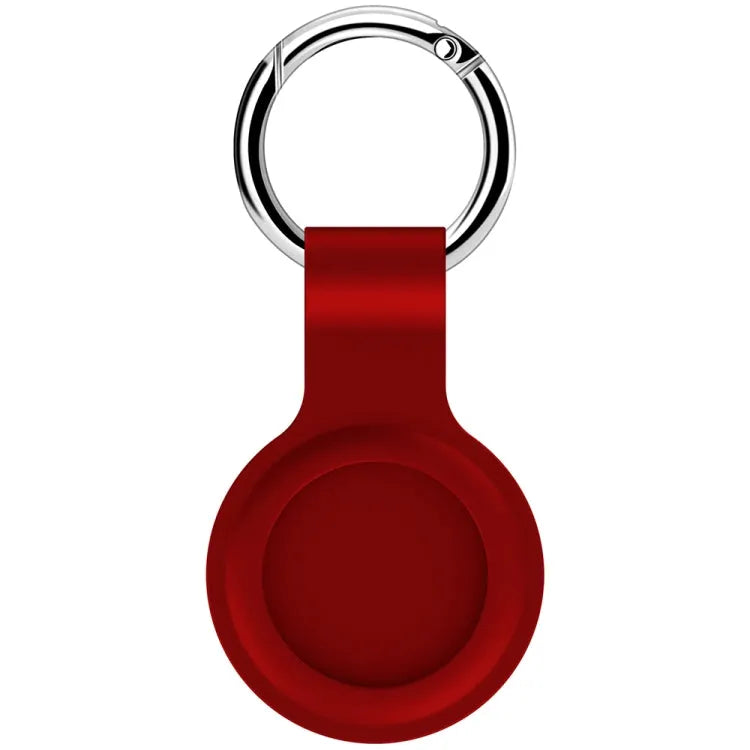 Siliconen beschermhoes met haak voor Apple AirTag (2-pack) (rood)