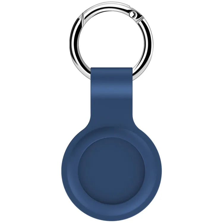 Siliconen beschermhoes met haak voor Apple AirTag (diepblauw, 2 stuks)