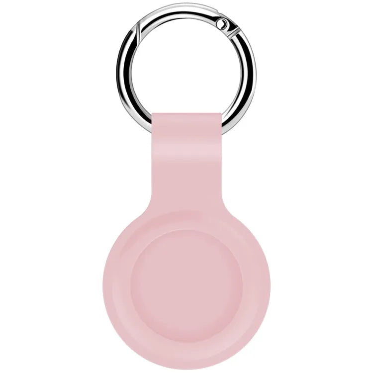 Siliconen beschermhoes met haak voor Apple AirTag (roze, 2 stuks)