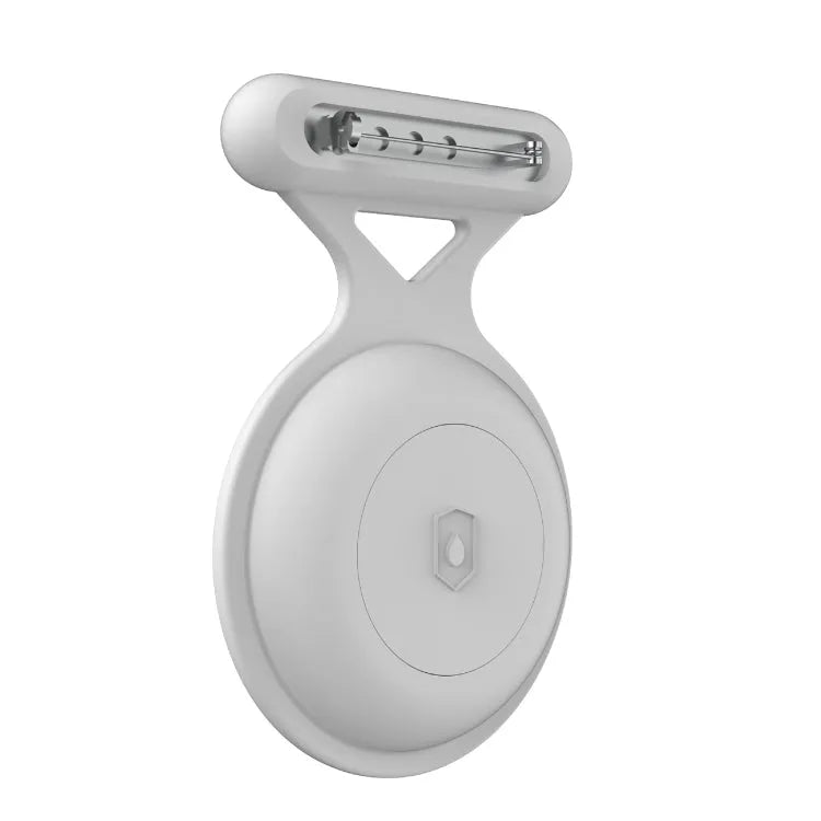 Pin waterdichte siliconen beschermhoes voor Apple AirTag (wit)