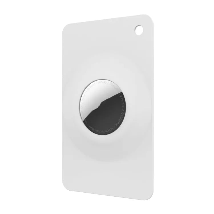 Kaart-beschermhoes voor portemonnee met kaartverliespreventie voor Apple AirTag (wit)