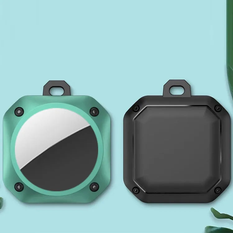 Étui de protection en acrylique Thunderbolt pour AirTag (vert)