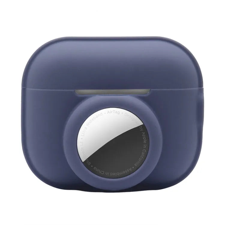 2-in-1 schokbestendige siliconen beschermhoes voor Apple AirPods Pro 2 en Apple AirTag (koningsblauw)