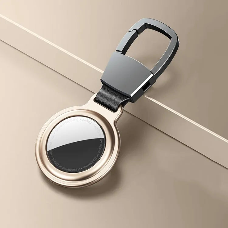 Aluminium schokbestendige beschermhoes voor Apple AirTag (goud)