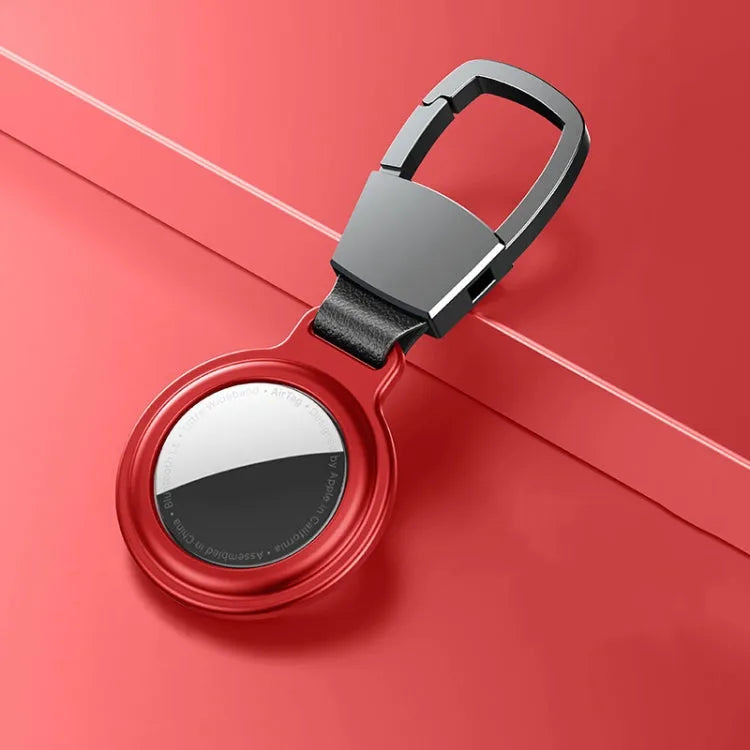 Aluminium schokbestendige beschermhoes voor Apple AirTag (rood)