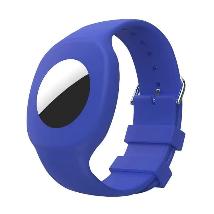Siliconen kinderpolsbandje voor Apple AirTag (donkerblauw)