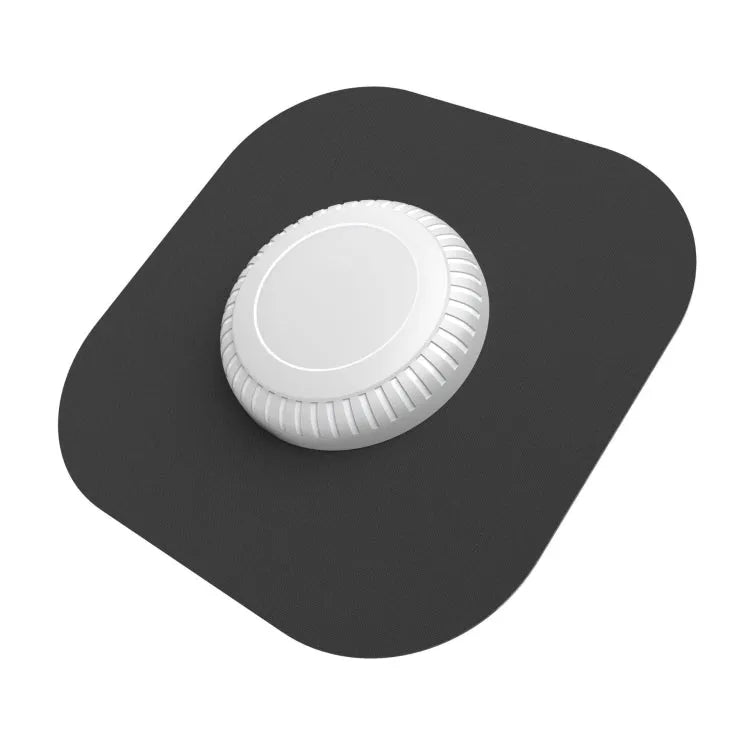 Plakbare waterdichte PC+TPU-beschermhoes voor Apple AirTag (wit)