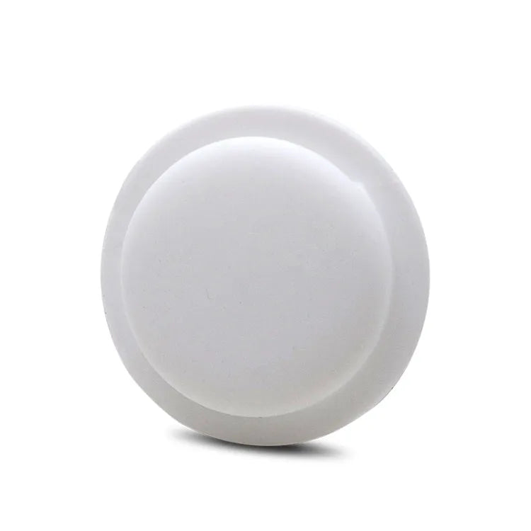 Anti-kras siliconen beschermhoes met plakstrip voor Apple AirTag (wit)