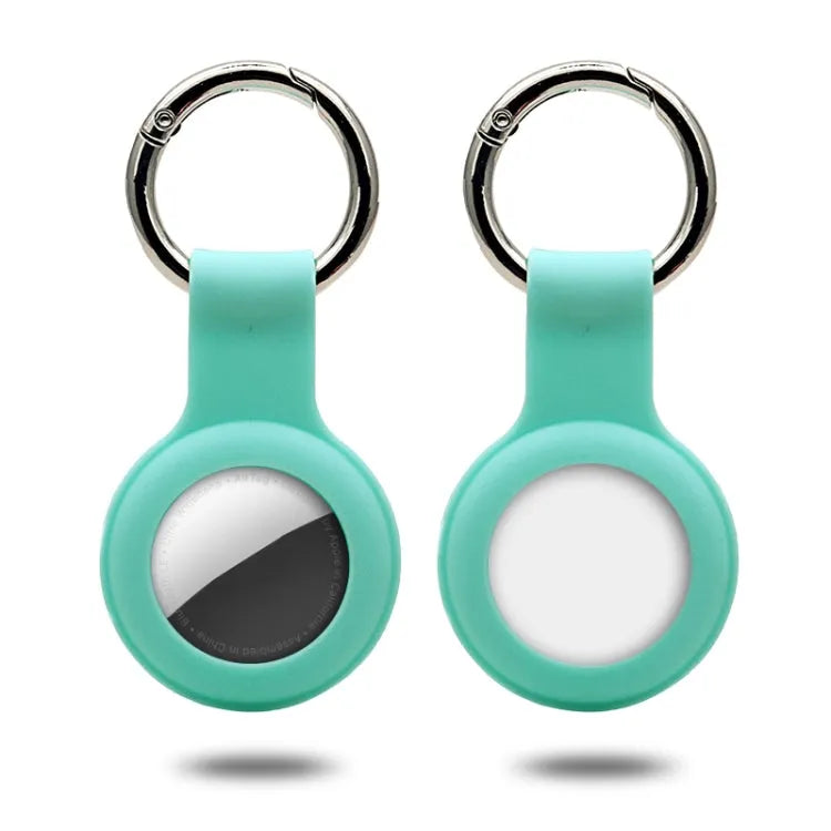 Siliconenhoesje met sleutelhangerring voor Apple AirTag (mintgroen)
