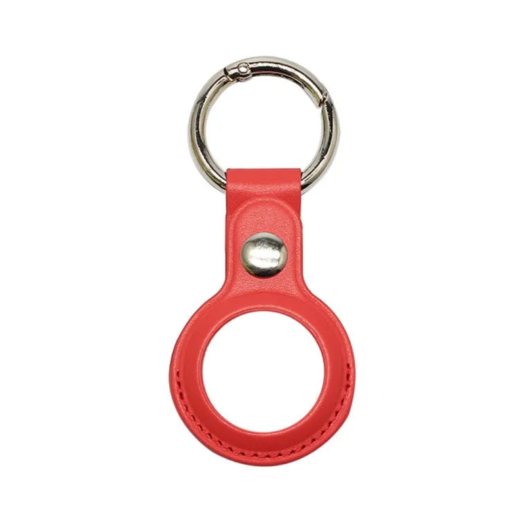 Kunstleren beschermhoesje voor Apple AirTag (rood)