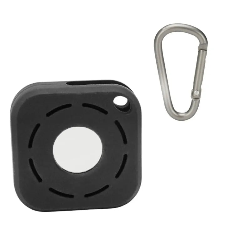 Siliconen beschermhoesje met D-gesp voor Apple AirTag (donkergrijs)