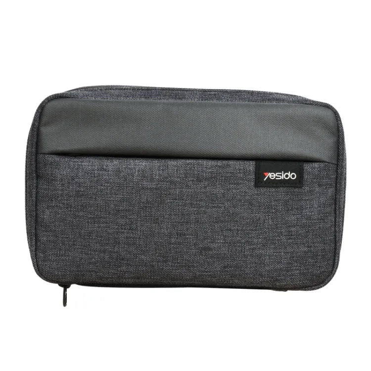 Yesido WB32 multifunctionele opbergtas voor digitale accessoires met AirTag-vak (zwart)