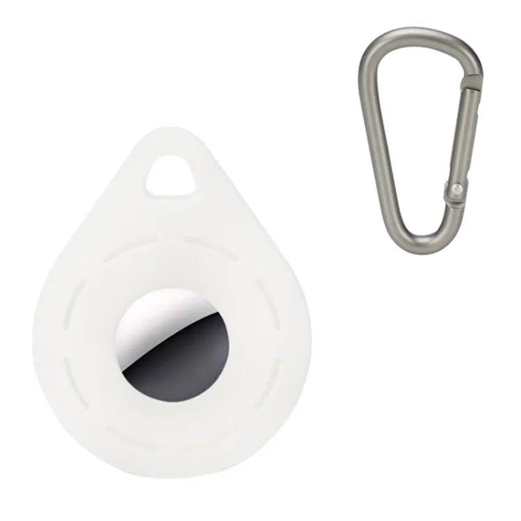 Locatietracker Anti-Lost siliconen beschermhoes voor Apple AirTag (kleur: transparant)